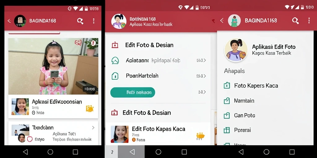 Antarmuka BAGINDA168 menampilkan berbagai alat edit yang intuitif.