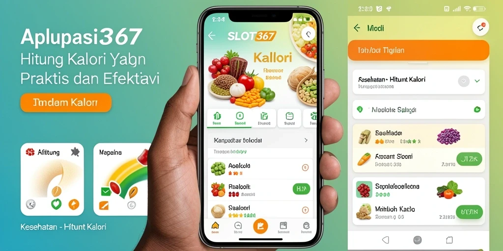 Tampilan antarmuka SLOT367 yang menarik dan mudah digunakan untuk hitung kalori.